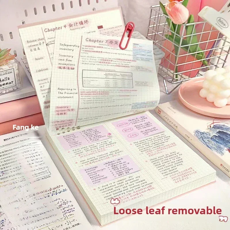 Flip Notepad Grid Notebooks B5 Diary Leaf Notebook Sketch Book Stationery Journal Writing Pads Office School Supplies thumbnail 3
