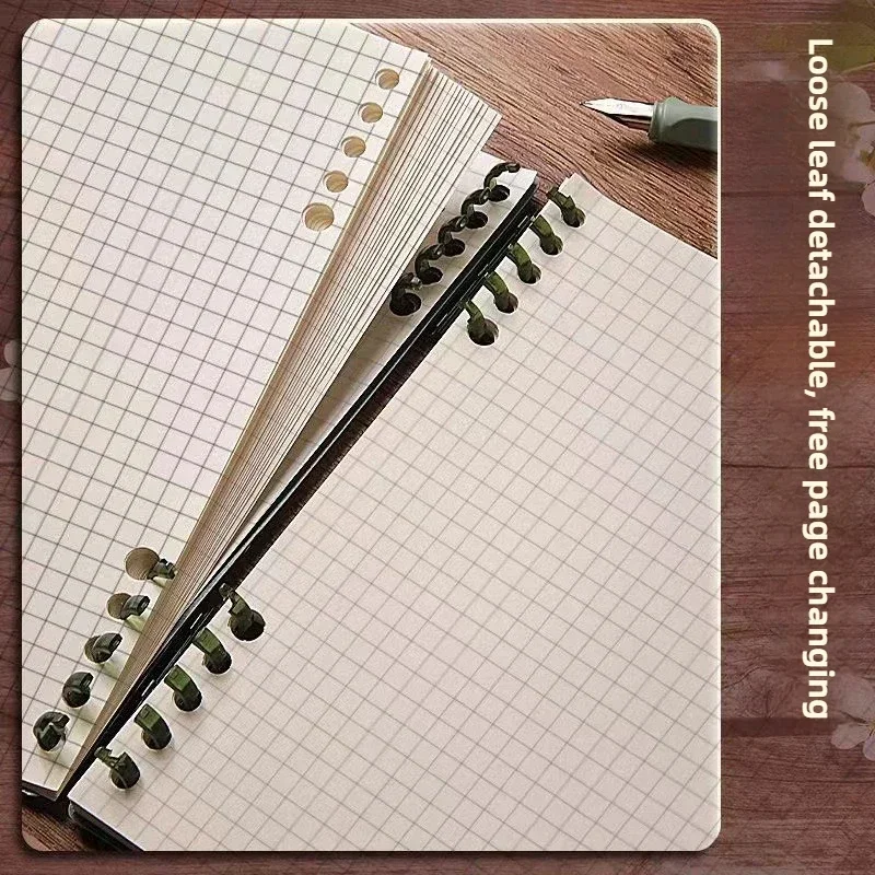 Flip Notepad Grid Notebooks B5 Diary Leaf Notebook Sketch Book Stationery Journal Writing Pads Office School Supplies thumbnail 5
