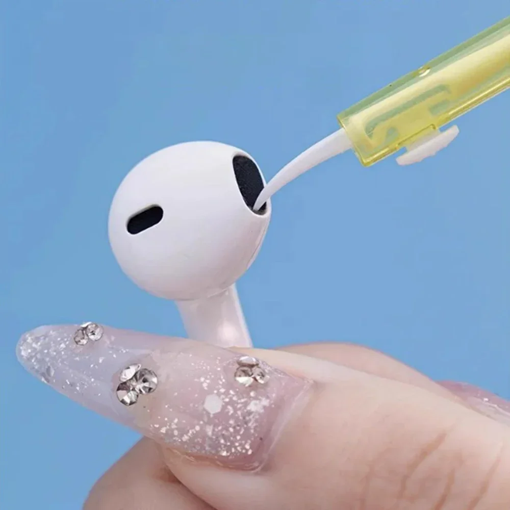 2 in 1 Double-end Adjustable Phone Speaker Cleaning Brush for Earphone Earbuds Cleaner Kit for IPhone Samsung Keyboard Brushes thumbnail 6