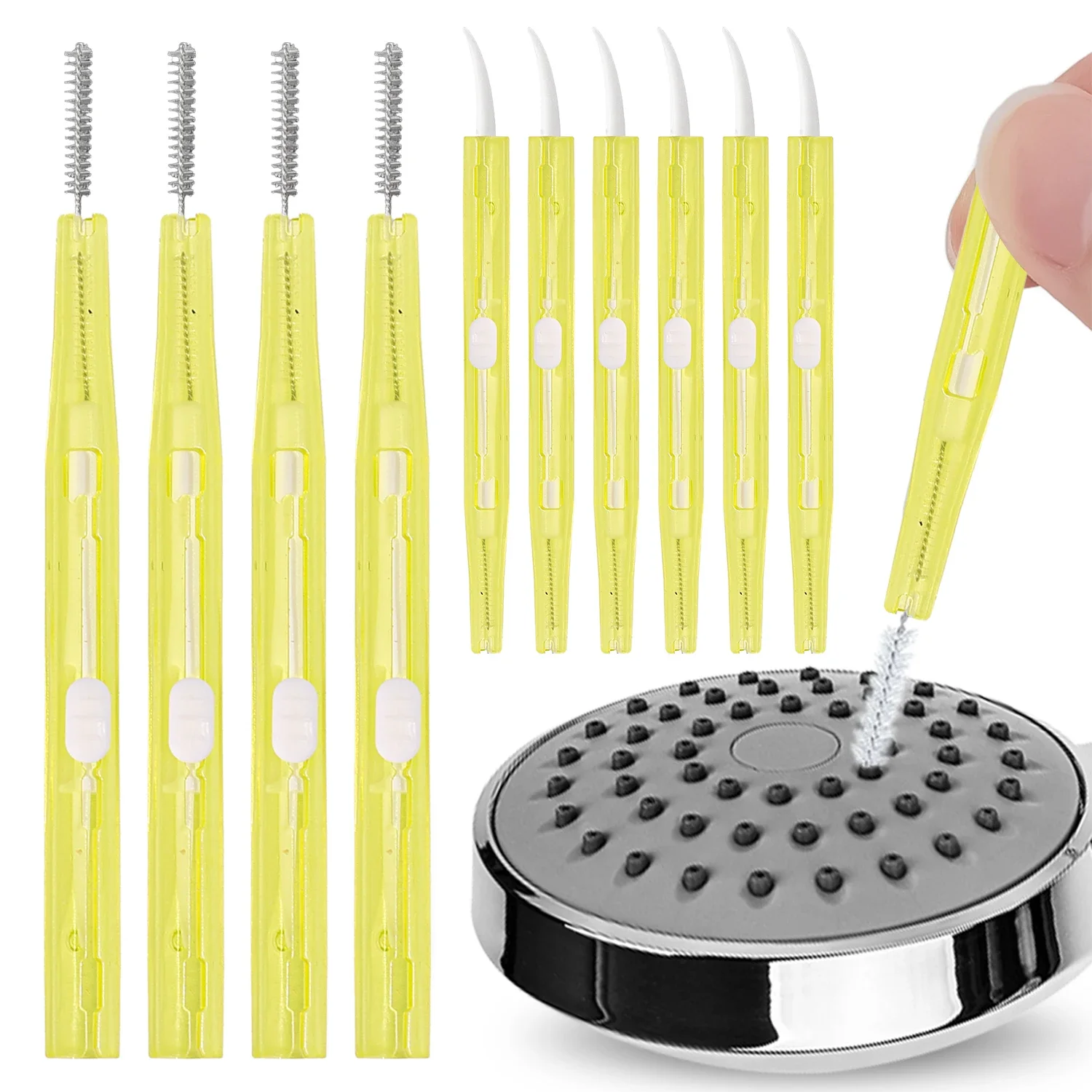 2 in 1 Double-end Adjustable Phone Speaker Cleaning Brush for Earphone Earbuds Cleaner Kit for IPhone Samsung Keyboard Brushes thumbnail 2