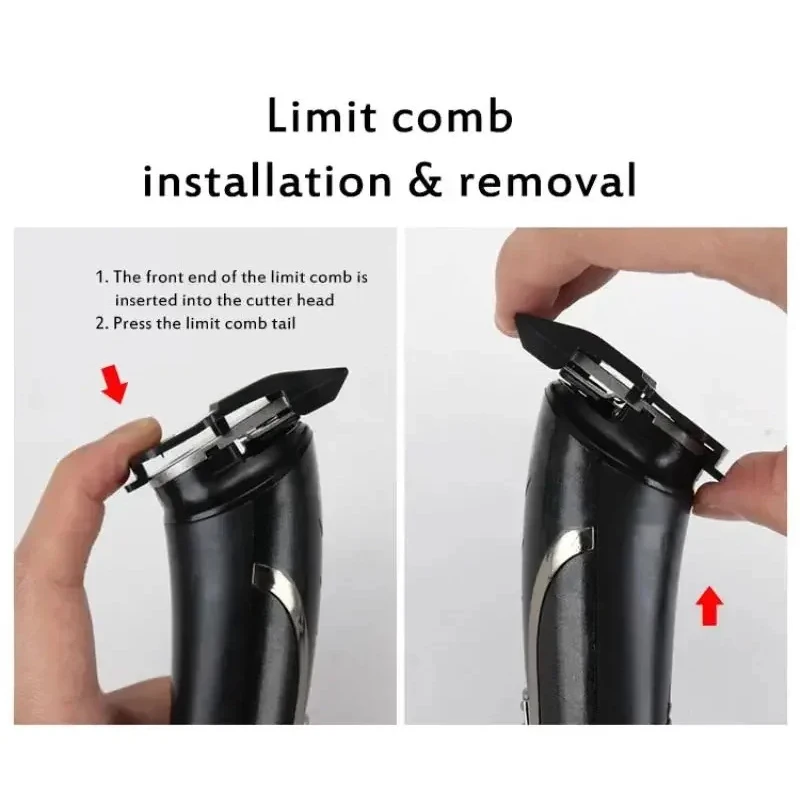 Kemei KM-1419 Rechargeable Electric Hair Clipper Men'S Household Shaver Hair Trimmer and Nose Trimmer 3 in 1 Hair Clippers Men thumbnail 2