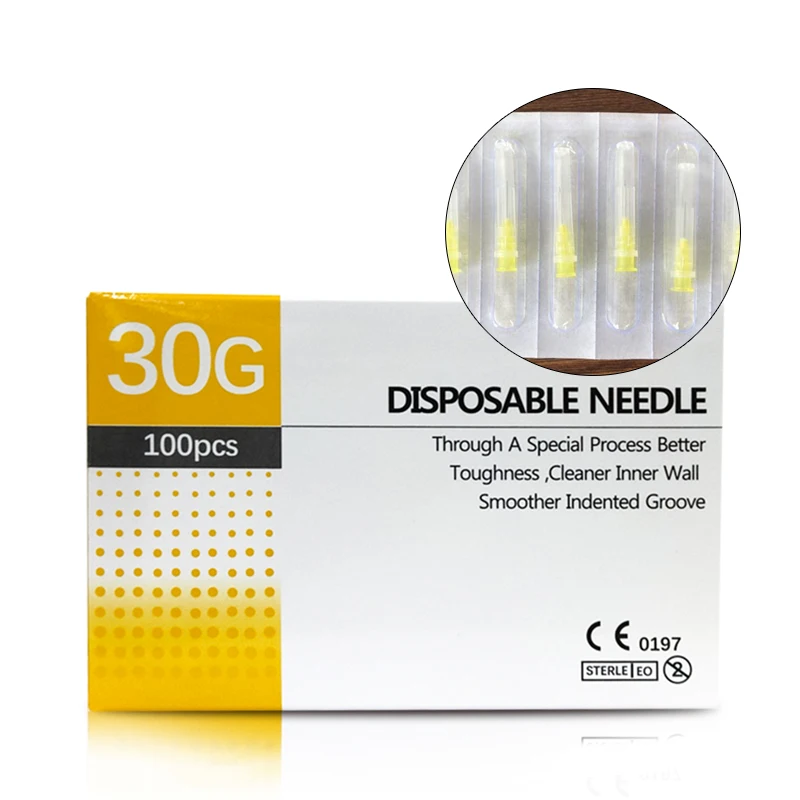 Professional Sterile Painless Small Needle Stainless Steel Disposable Packaged for Teeth Irrigator 34G 4 mm 1.5mm 32G 27G 13mm thumbnail 3