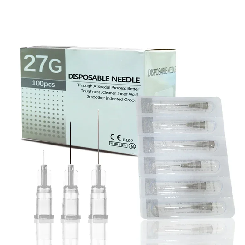 Professional Sterile Painless Small Needle Stainless Steel Disposable Packaged for Teeth Irrigator 34G 4 mm 1.5mm 32G 27G 13mm thumbnail 4