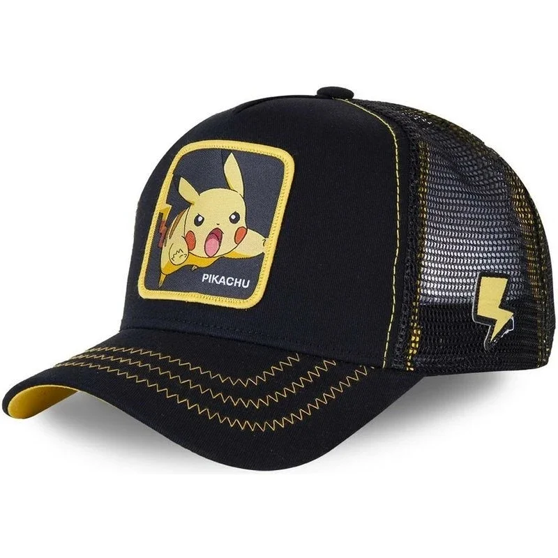 Pokemon Pikachu Baseball Cap Anime Cartoon Figure Cosplay Hat Adjustable Women Men Kids Sports Hip Hop Caps Toys Birthday Gift thumbnail 5