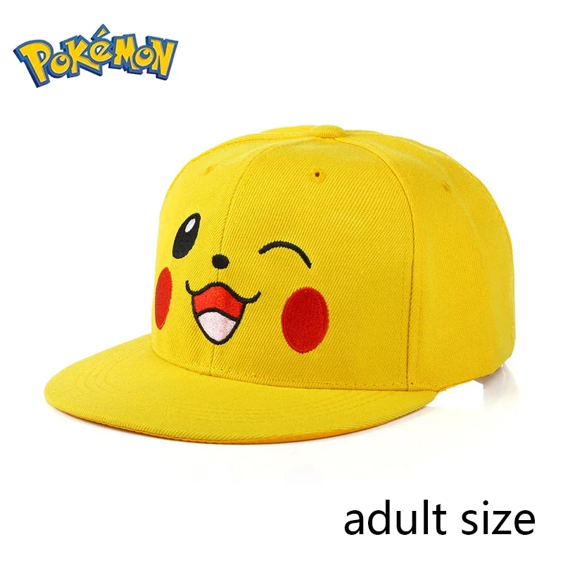 Pokemon Pikachu Baseball Cap Anime Cartoon Figure Cosplay Hat Adjustable Women Men Kids Sports Hip Hop Caps Toys Birthday Gift thumbnail 4