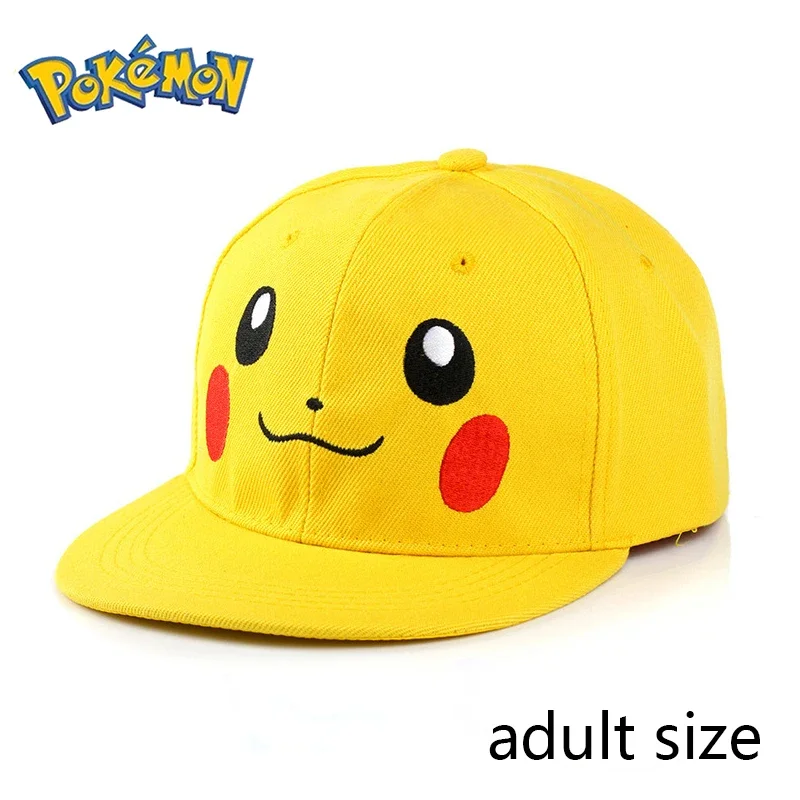 Pokemon Pikachu Baseball Cap Anime Cartoon Figure Cosplay Hat Adjustable Women Men Kids Sports Hip Hop Caps Toys Birthday Gift thumbnail 2