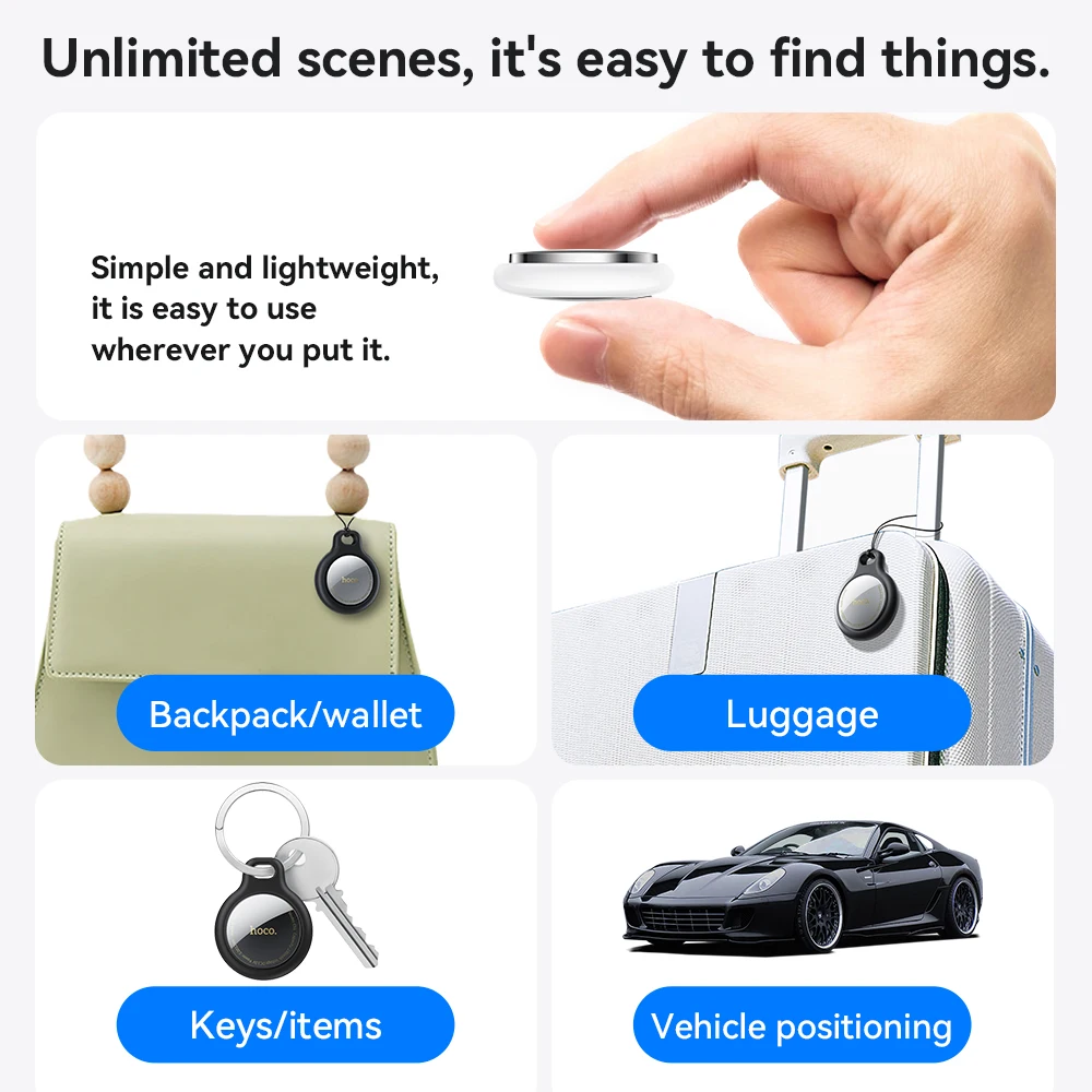 E91 Airtag Bluetooth GPS Smart Trackers Finder intelligent positioning Pet Dog Car key Wallet anti-lost device Find my thumbnail 6