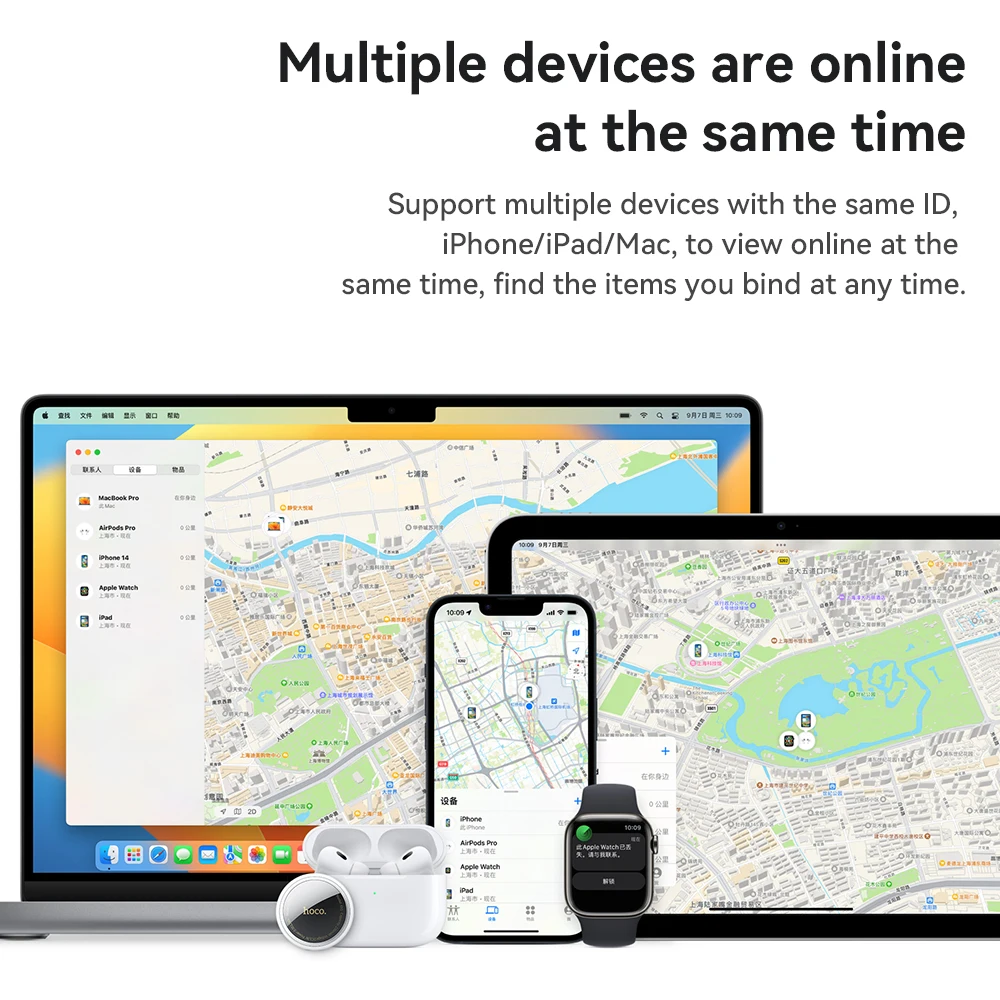 E91 Airtag Bluetooth GPS Smart Trackers Finder intelligent positioning Pet Dog Car key Wallet anti-lost device Find my thumbnail 2