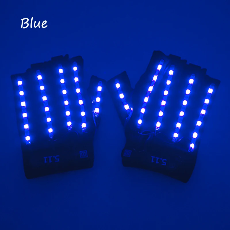 Glowing Dancing Stage Performance Set DJ Bar Cheer Props Led Futuristic Soldier Glasses Flashing Wolverine Gloves Robot Glasses thumbnail 3