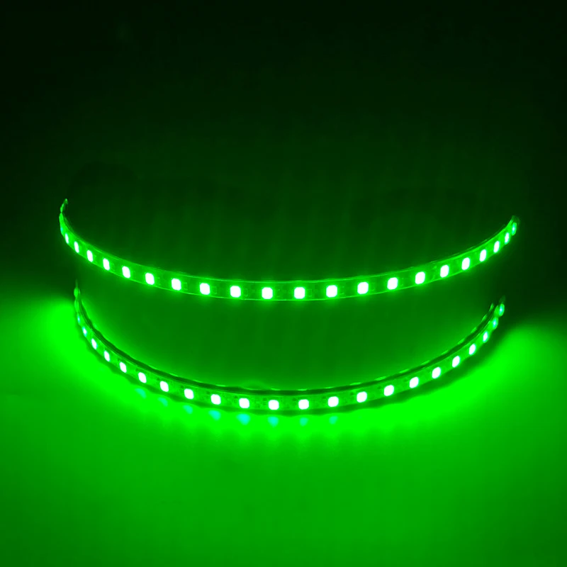 Glowing Dancing Stage Performance Set DJ Bar Cheer Props Led Futuristic Soldier Glasses Flashing Wolverine Gloves Robot Glasses thumbnail 4