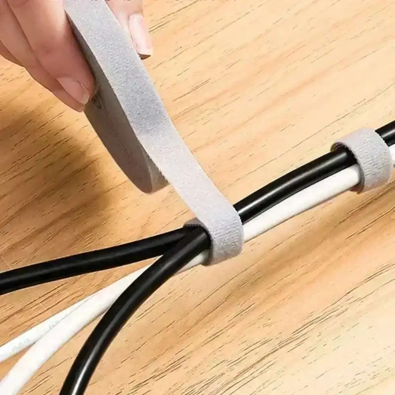 1/3/5M Cable Organizer Cable Management Wire Winder Tape Earphone Mouse Cord Management Ties Protector For iPhone Xiaomi Samsung thumbnail 3