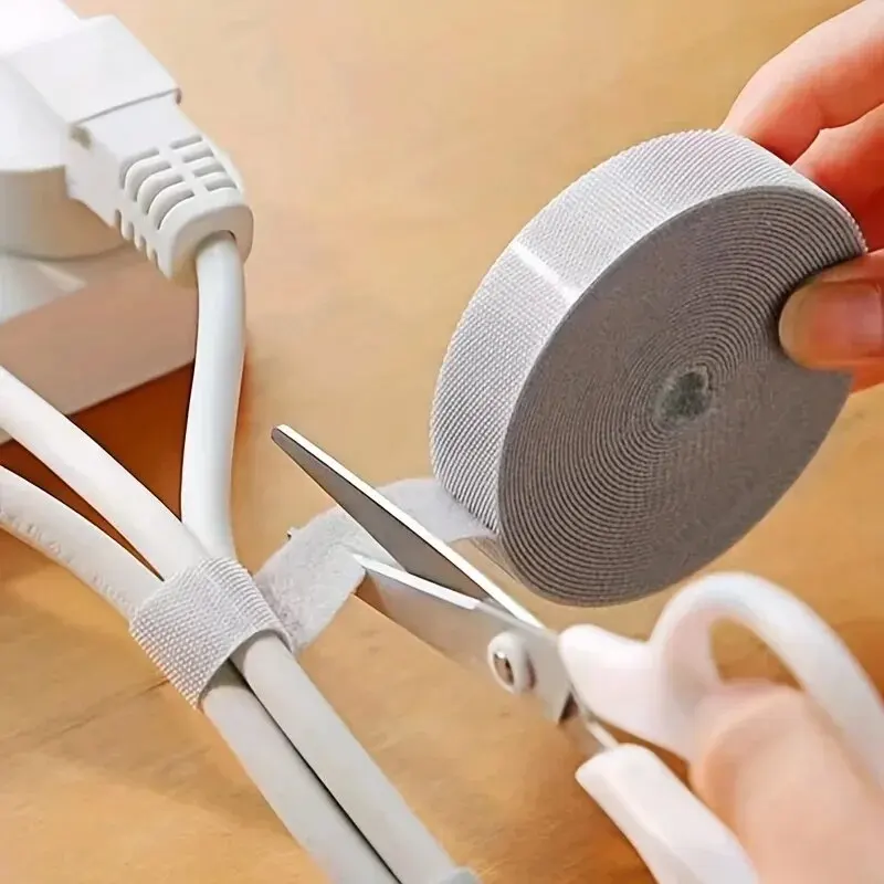 1/3/5M Cable Organizer Cable Management Wire Winder Tape Earphone Mouse Cord Management Ties Protector For iPhone Xiaomi Samsung thumbnail 2
