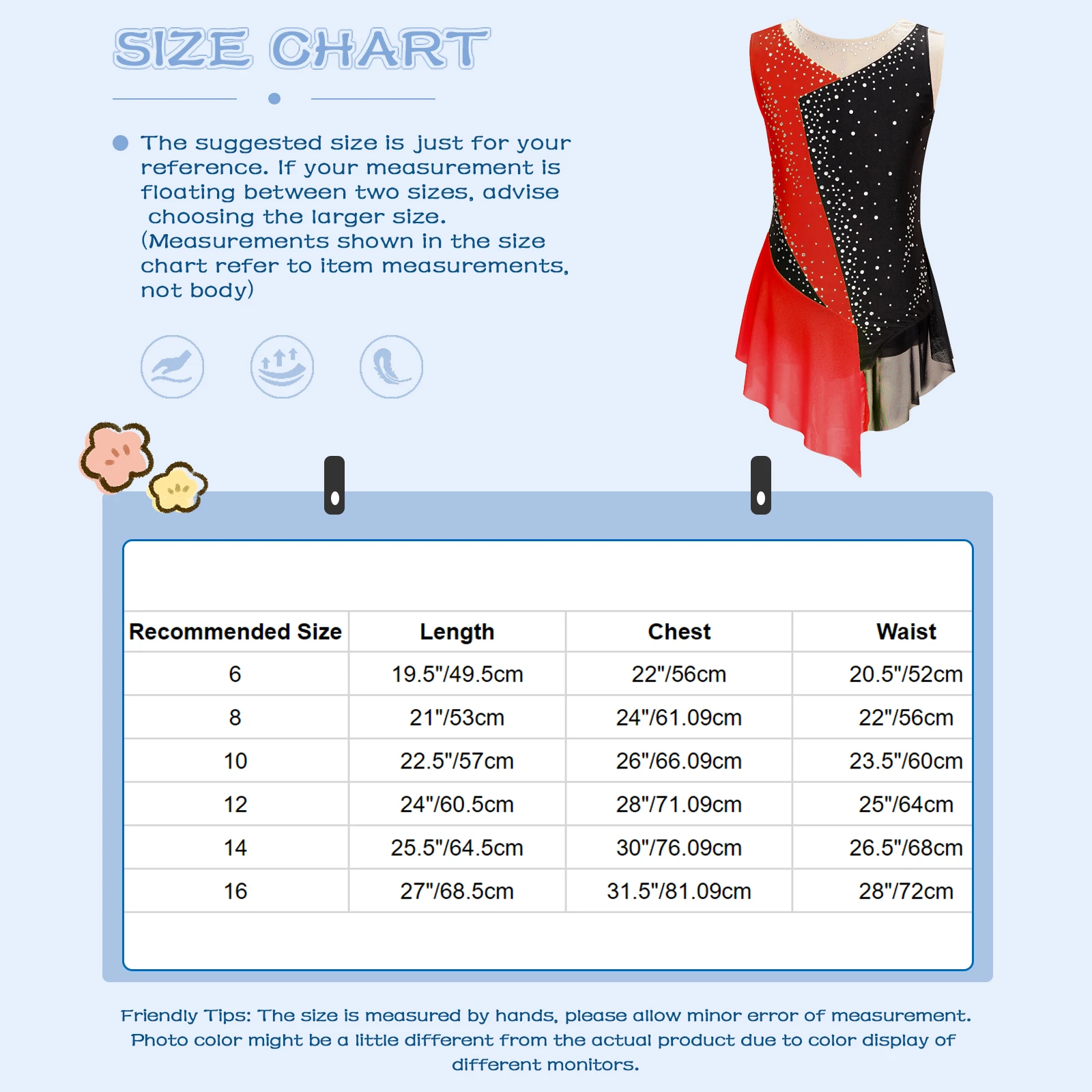 Kids Girls Sparkly Rhinestone Ballet Jersey Leotard Dress Tights Bodysuit Gymnastics Artistic Figure Skating Dance Costume thumbnail 6