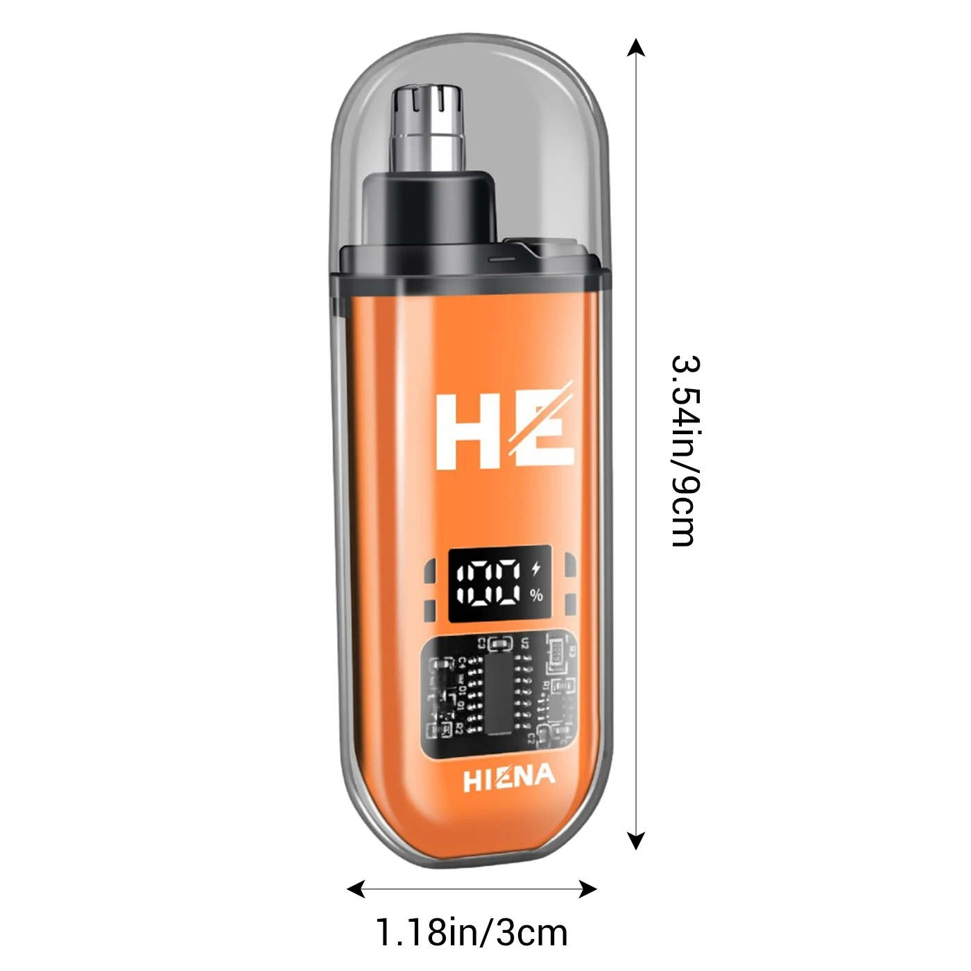 HIENA Electric Nose Hair Trimmer Mini Pocket Nose Ears Hair Eyebrow Trimmer for Men Rechargeable Clipper ﻿home appliance thumbnail 6