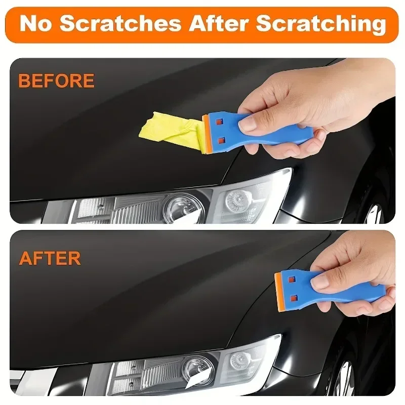 1Set Car Sticker Remover Multipurpose Plastic Small Paint Automotive Film Applying Tool Household Glass Cleaning Scraper thumbnail 2