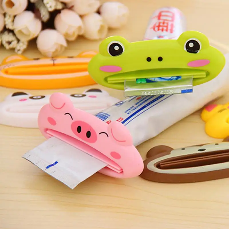 1pcs Cute Animal Multifunction Squeezer Toothpaste Squeezer Home Commodity Bathroom Tube Cartoon Toothpaste Dispenser thumbnail 3