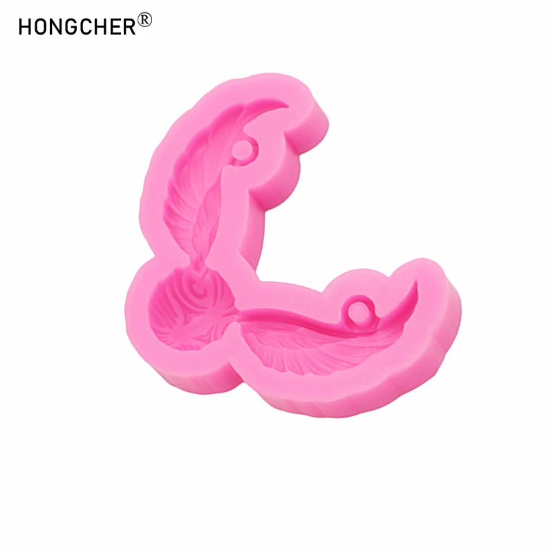 Wings jewelry necklace pendant clothing accessories resin accessories drip mold DIY crafts decoration pendant clay molds thumbnail 5