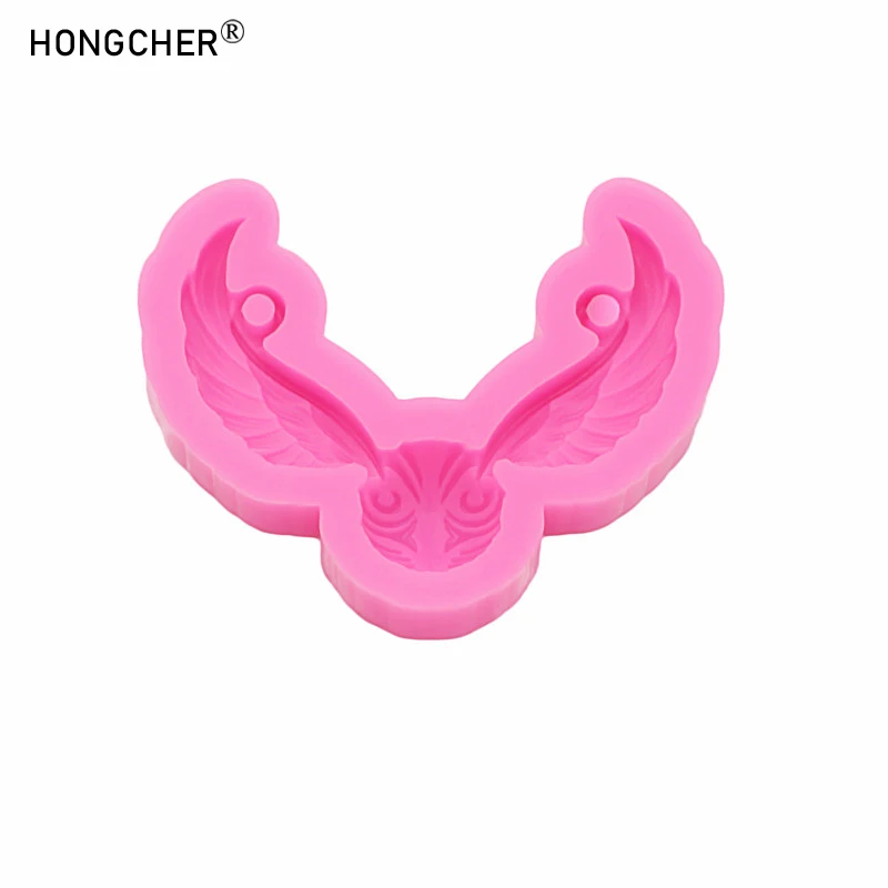 Wings jewelry necklace pendant clothing accessories resin accessories drip mold DIY crafts decoration pendant clay molds thumbnail 4