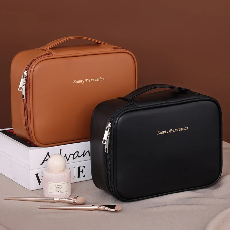 New Women's Cosmetic Bag Portable Storage Bag Large Capacity Luxury Makeup Bag Travel Organizer Essentials Toiletry Bags thumbnail 4