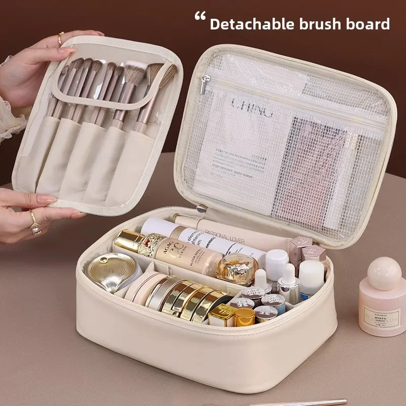 New Women's Cosmetic Bag Portable Storage Bag Large Capacity Luxury Makeup Bag Travel Organizer Essentials Toiletry Bags thumbnail 3