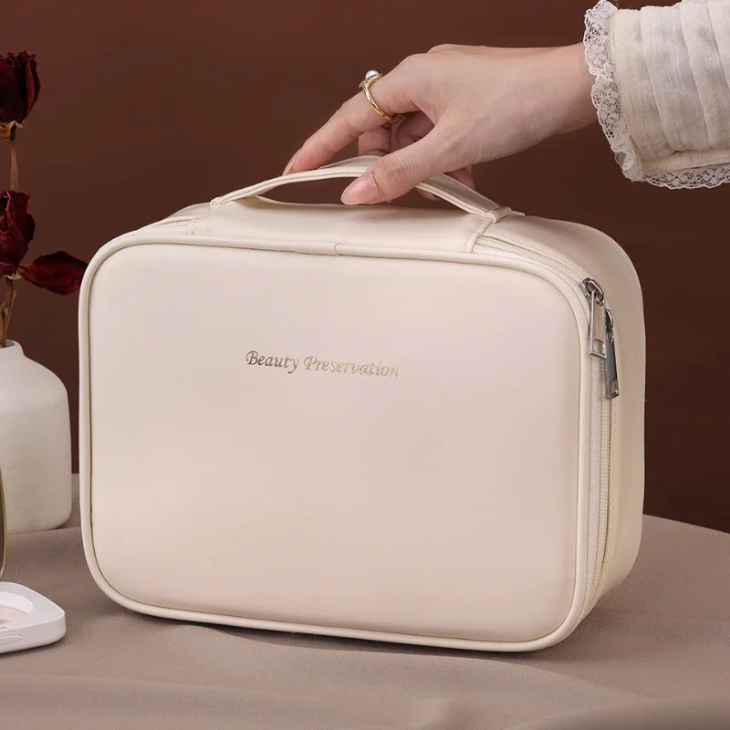 New Women's Cosmetic Bag Portable Storage Bag Large Capacity Luxury Makeup Bag Travel Organizer Essentials Toiletry Bags thumbnail 6