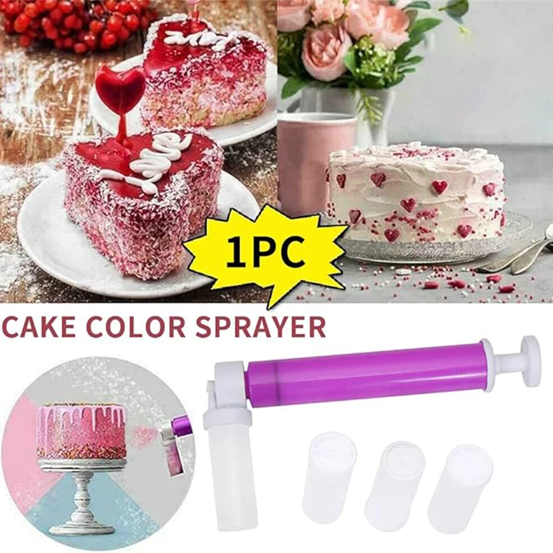 1Set(5pcs) Manual Cake Spray Guns Glitter Spray Decorating Dessert Cake Spray Pump Pastry Airbrush Baking Tool Eco-friendly thumbnail 6