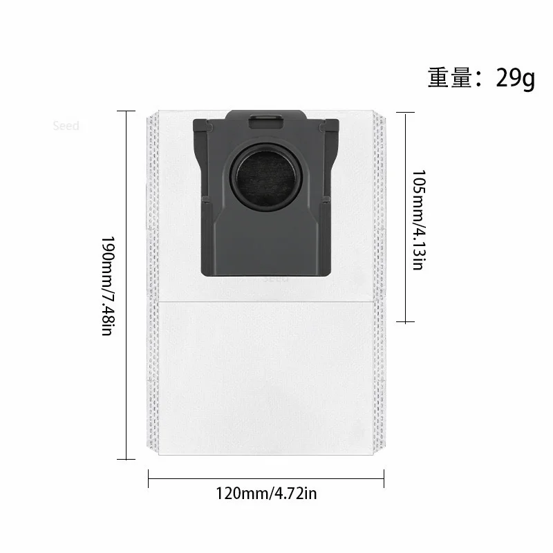 Dreame L40 ultra / X40 Ultra Robot Vacuum Accessories Dust Bags Mop Main Side Brushes Cloths HEPA Filters Spare Parts thumbnail 5