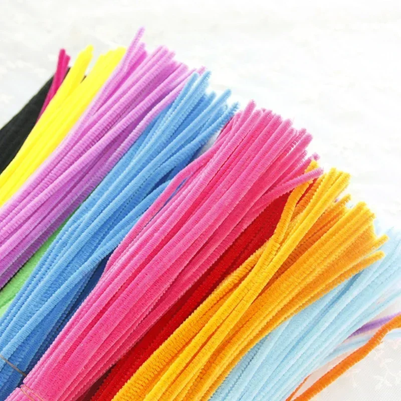 100/50Pcs Chenille Stems Bulk 22 Colors Chenille Pipe Cleaner Stems Kids Art and Crafts Projects and Decorations(6 mm x 12 inch) thumbnail 3