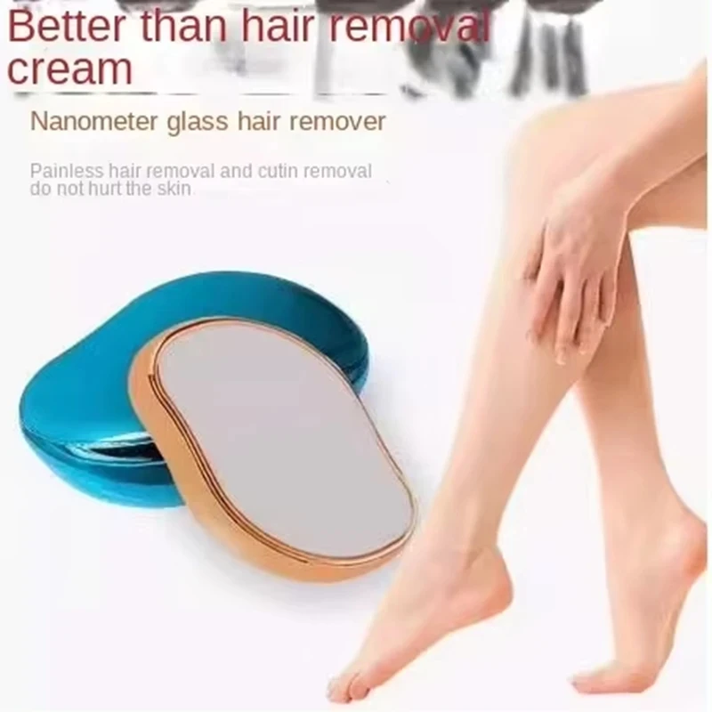 1/2/3pc Crystal Hair Eraser Gentle Painless Manual Epilator Reusable Nano Glass Hair Remover Exfoliation Body Legs Beauty Tools thumbnail 5