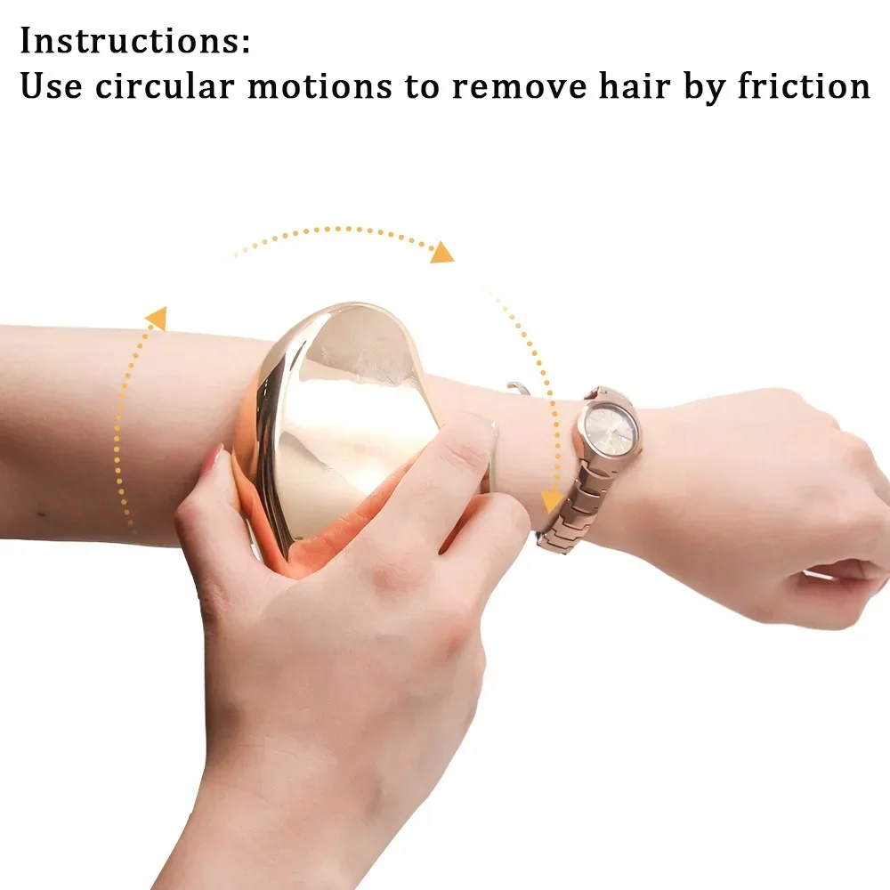 1/2/3pc Crystal Hair Eraser Gentle Painless Manual Epilator Reusable Nano Glass Hair Remover Exfoliation Body Legs Beauty Tools thumbnail 3