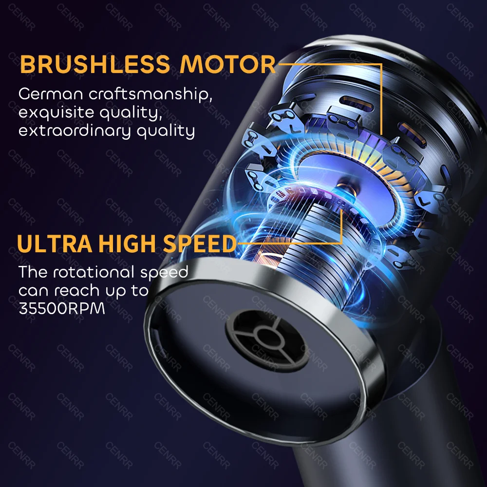 CENRR 210000PA Mini Car Vacuum Cleaner Wireless Powerful Vacuum Car Cleaner Handheld Portable Vacuum Cleaner Cleaning Machine thumbnail 4