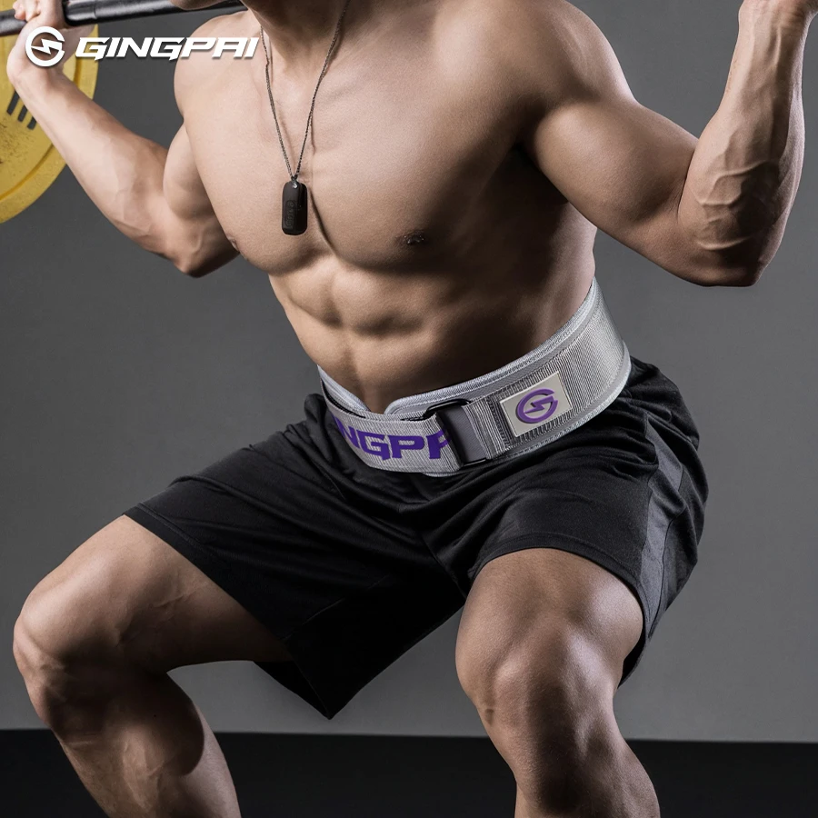 Fitness Belt Strength Lifting Belt Heavy Weight Strength Training Gym Protective Equipment Lumbar Support Abdominal Compression thumbnail 4