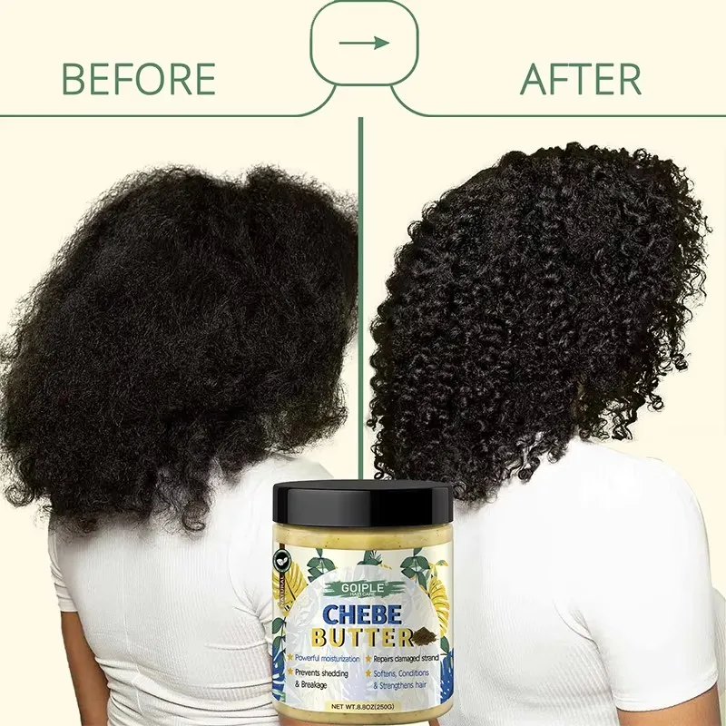 GOIPLE Chebe Hair Care Products Deep Nourish & Moisturize Conditioner Smoothing Anti-loss Breakage Hair Oil or Butter or Powder thumbnail 6