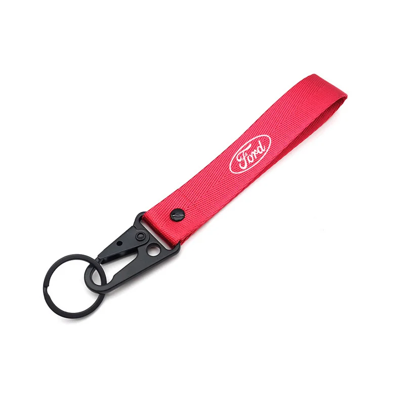 Car Keychain Lanyard Hanging Strap Metal Key Ring Holder For Ford Ranger S-Max Focus Galaxy Mondeo Transit Tourneo Custom Ranger thumbnail 4