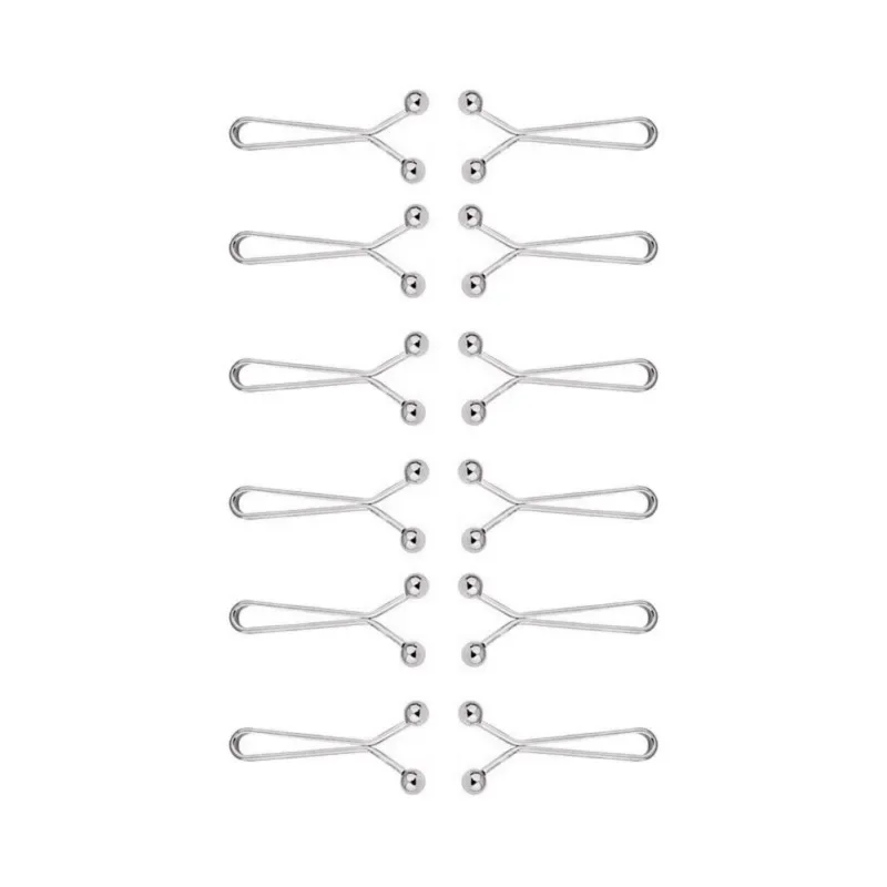 12pcs U-shaped Headscarf Pins for Women Shawl Bandana Brooch Headscarves Clips Hijab Pins DIY Apparel Supplies thumbnail 5