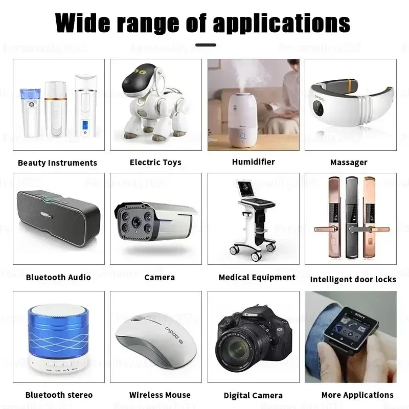 3.7V Lipo Battery Ph2.0 Plug Rechargeable Lithium Battery 3.7V For PS4 Humidifiers GPS Navigation  Bluetooth Speaker MP3 MP4 thumbnail 6