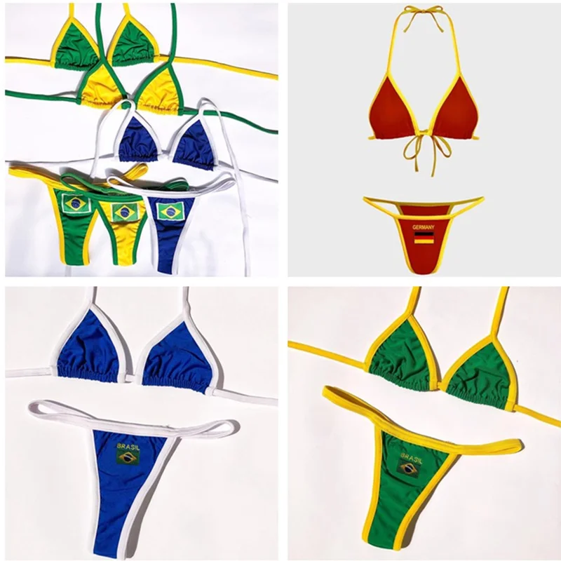 2026 Brazilian Bikinis Summer Sexy Women Swimwear Swimsuit Thong Biquinis Beach Wear Lady's Bikini Set Bathing Suit
