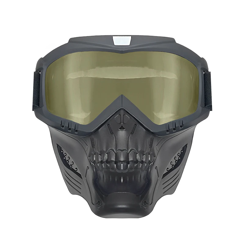 Anti-impact Hunting Paintball Tactical Goggles Mask Outdoor CS War Game Shooting Motorcycle Skull Mask thumbnail 6