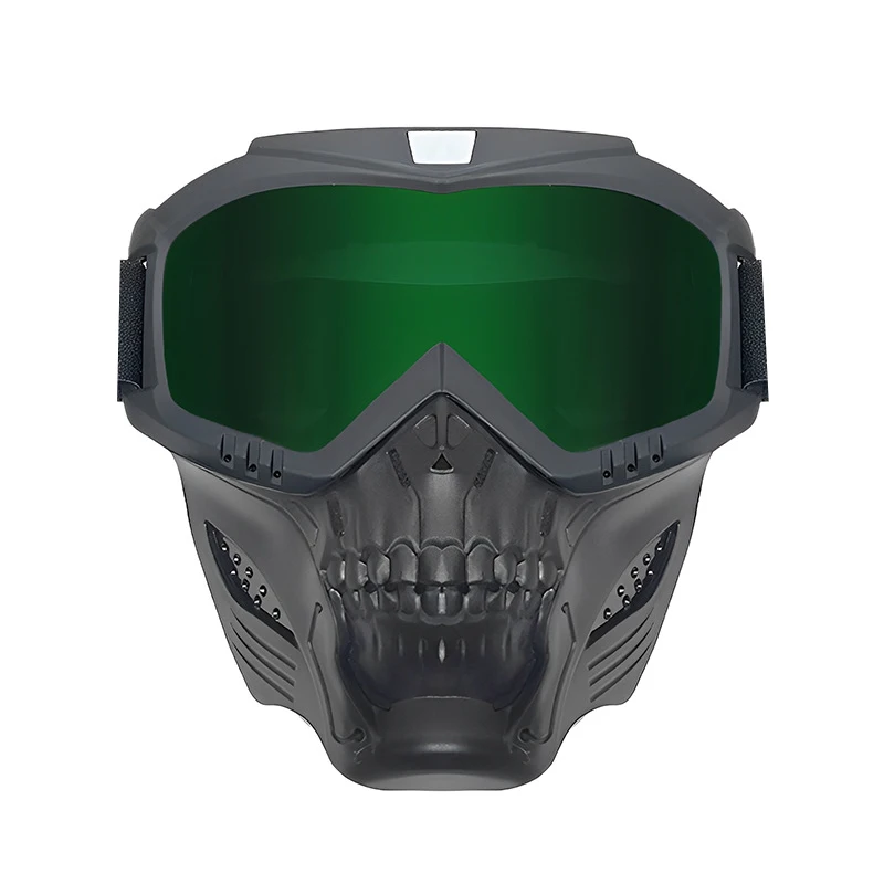 Anti-impact Hunting Paintball Tactical Goggles Mask Outdoor CS War Game Shooting Motorcycle Skull Mask thumbnail 3
