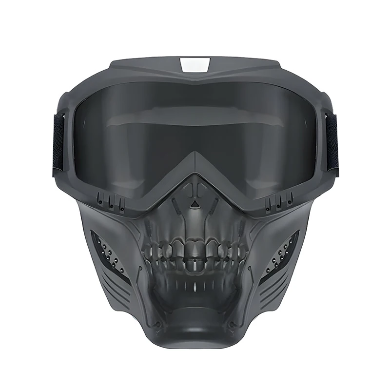 Anti-impact Hunting Paintball Tactical Goggles Mask Outdoor CS War Game Shooting Motorcycle Skull Mask thumbnail 5