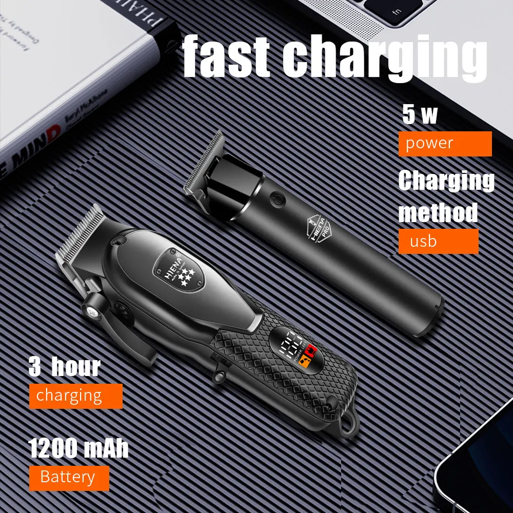 hiena Hair Clipper Kit for Men Electric Shaver Hair Trimmer Professional Cutting Machine Hair Trimmer with LCD Digital Display thumbnail 4