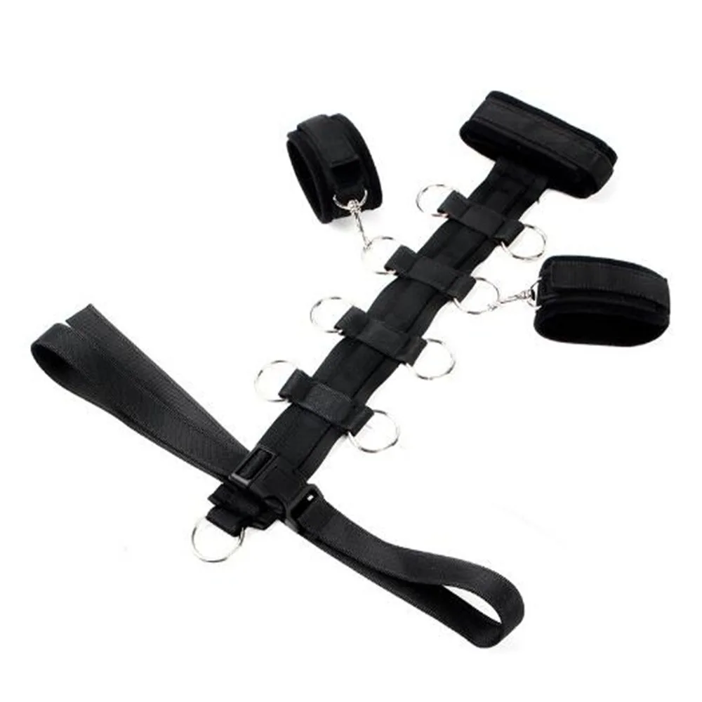 Woman Handcuff Sex Toy BDSM Hand Restraints Sextoy Kits Adjustable Neck Collar SM Slave Role Play Bandage Adult Couple Erotictoy thumbnail 4