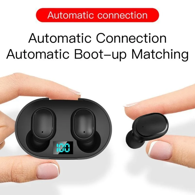 TWS Bluetooth Earphone Wireless Headphone Stereo Headset Sport Earbuds Microphone with Charging Box for Smartphone thumbnail 2