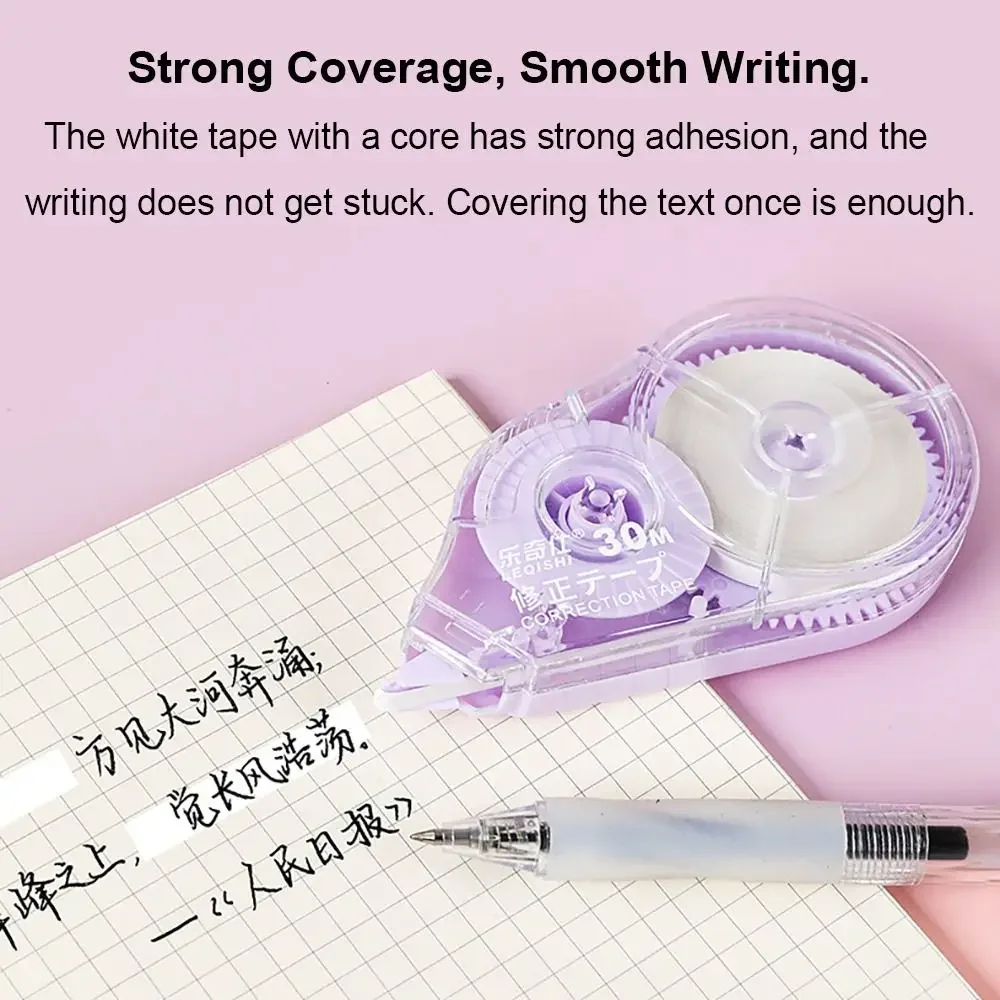 10 Packs, Correction Tape, White, Made Of Correct Tape, Eraser With Transparent Dispenser, Suitable For Office, School, thumbnail 6