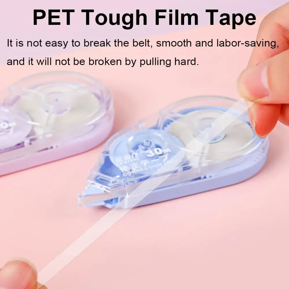 10 Packs, Correction Tape, White, Made Of Correct Tape, Eraser With Transparent Dispenser, Suitable For Office, School, thumbnail 5