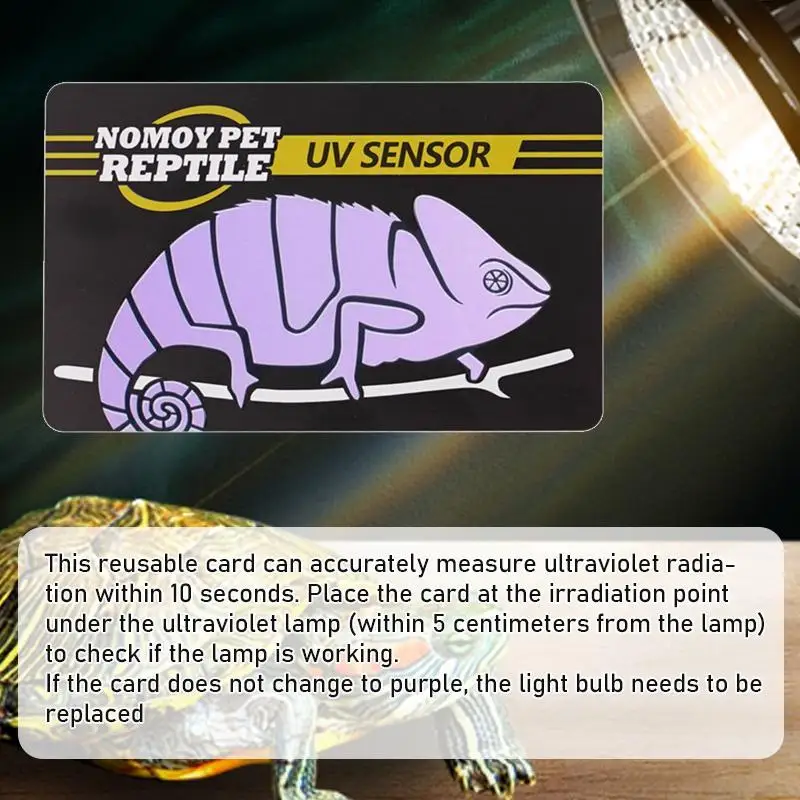Uvb Test Cards Reptiles Uvb Lamp Uv Test Card Life Effective Tests Measurement Analysis Reusable Tools Uv Light Meter Detection thumbnail 6