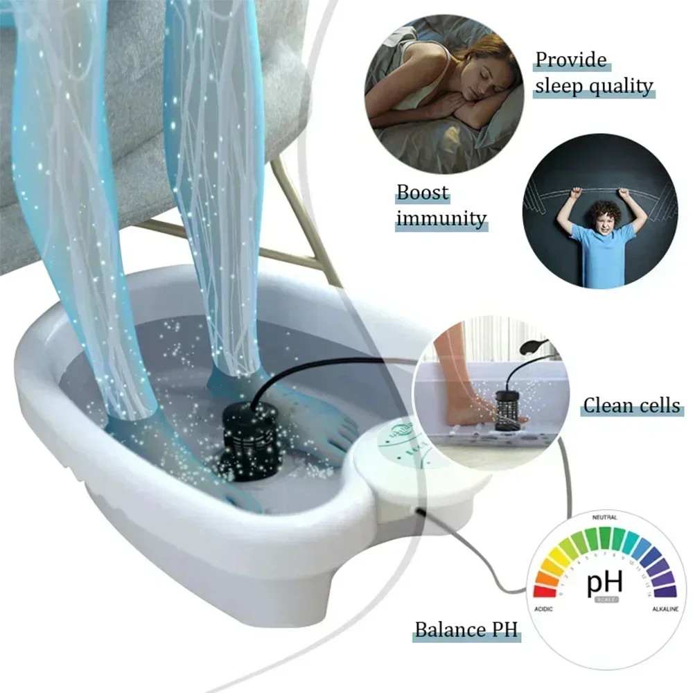Detox Ionic Foot Spa Bath Machine Massage Foot Ionic Detoxification Relieves Fatigue Promote Good Health And Full for Vitality thumbnail 3