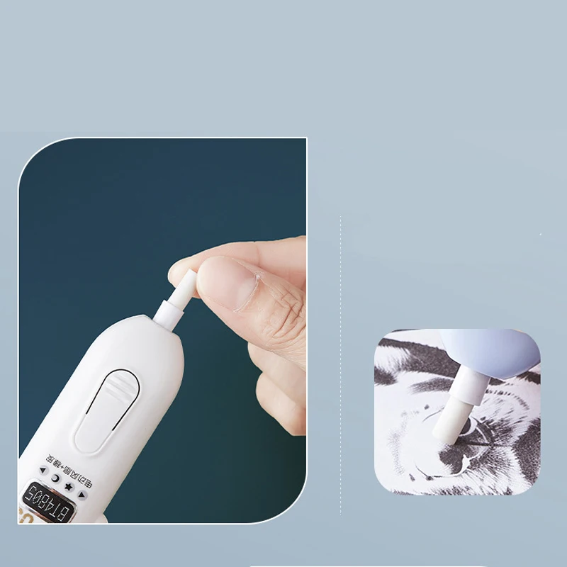 Astronaut Cute Cartoon Electric Eraser Effortless Correction Painting Sketching Cleaning Mistake Rubber  Student Stationery thumbnail 3
