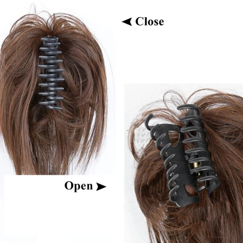 Synthetic Wig Hair Clip Fluffy Natural Increase Hair Volume Wig Hair Rope Personalized Hairpin Hair  Accessory for Women thumbnail 4