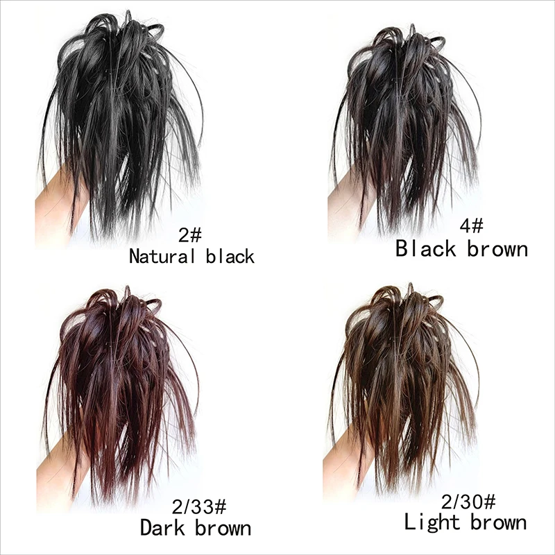 Synthetic Wig Hair Clip Fluffy Natural Increase Hair Volume Wig Hair Rope Personalized Hairpin Hair  Accessory for Women thumbnail 3